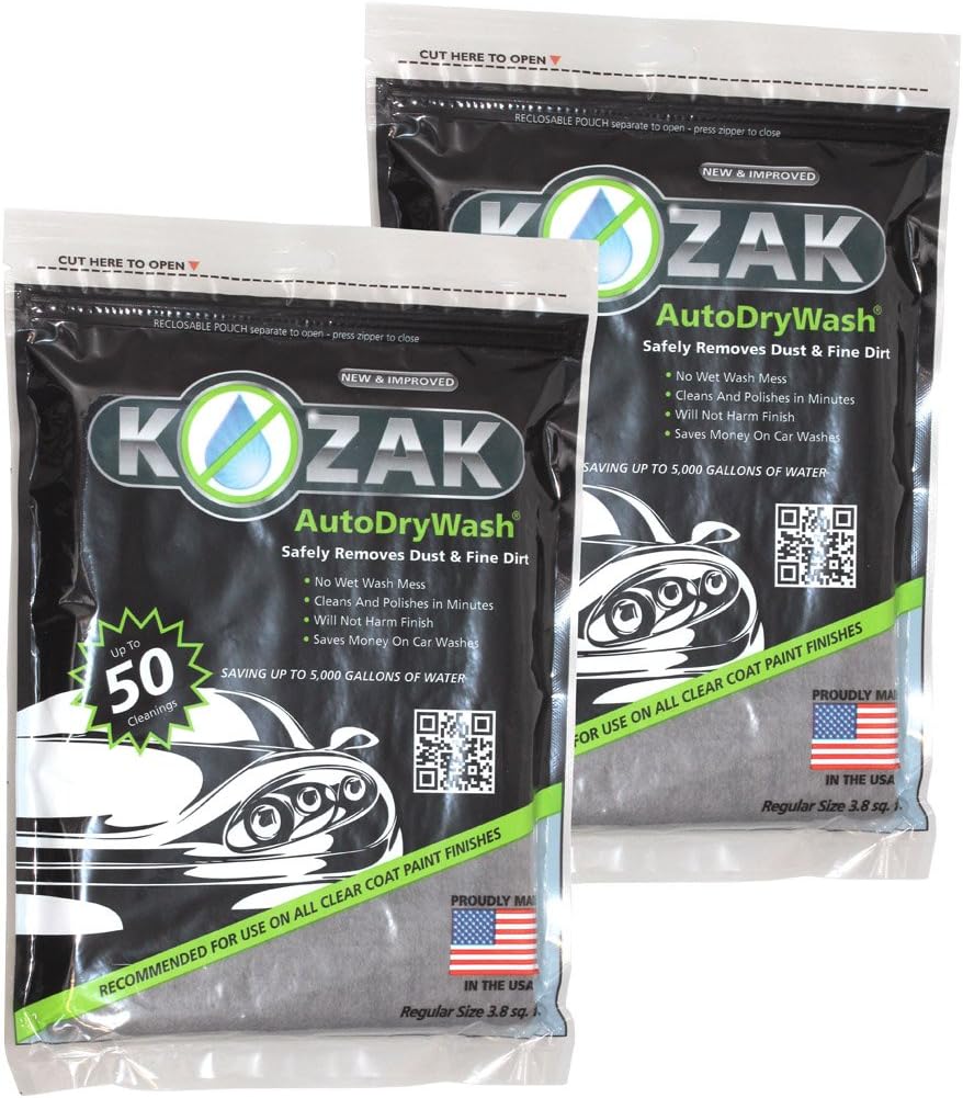 Kozak 1050 Auto Dry Wash Cloth 3.8 sq ft Automotive