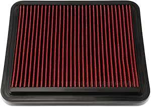 DNA Motoring AFPN-193-RD Clean Air Washable Drop In Panel