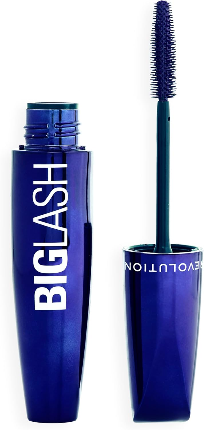 Revolution Beauty, Big Lash Volume Mascara, Volume & Extending, Lightweight & Quick-Drying, Vegan & Cruelty-Free, Blue