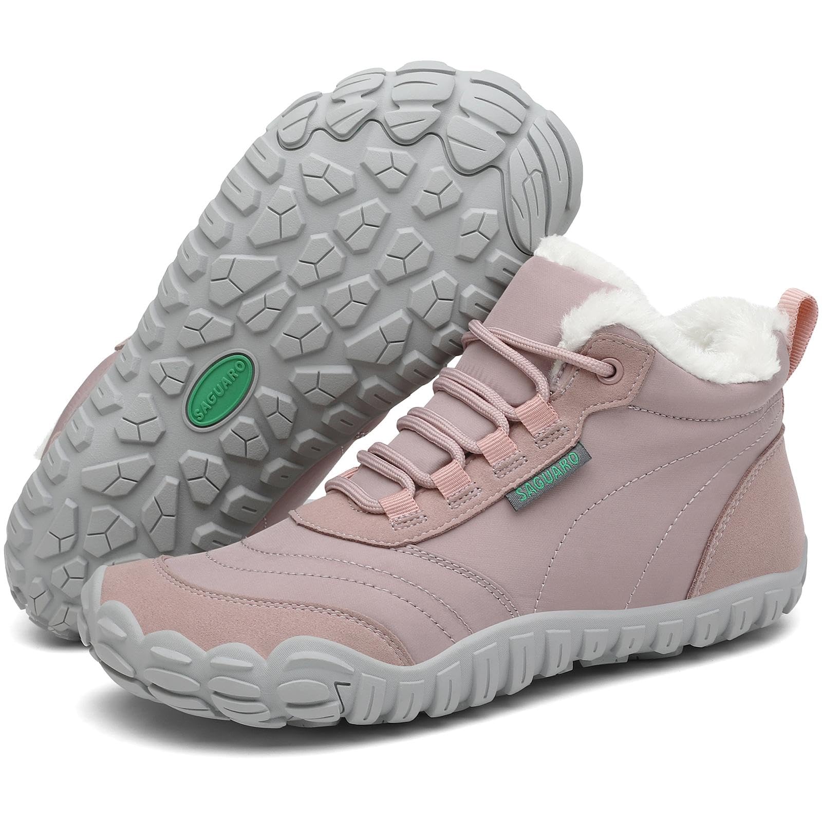 SAGUARO Barefoot Botas Invierno Unisex Cálido Resistente al Agua Botines Nieve pour Hombre Mujer Gr.36-46