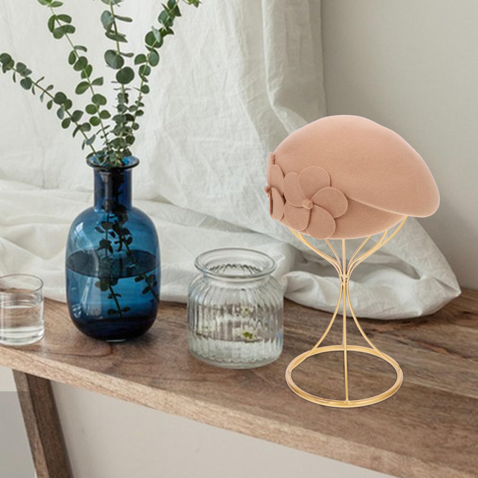 Amazon.com: Luxshiny Vintage Wire Hat Display Stand Rack Sturdy