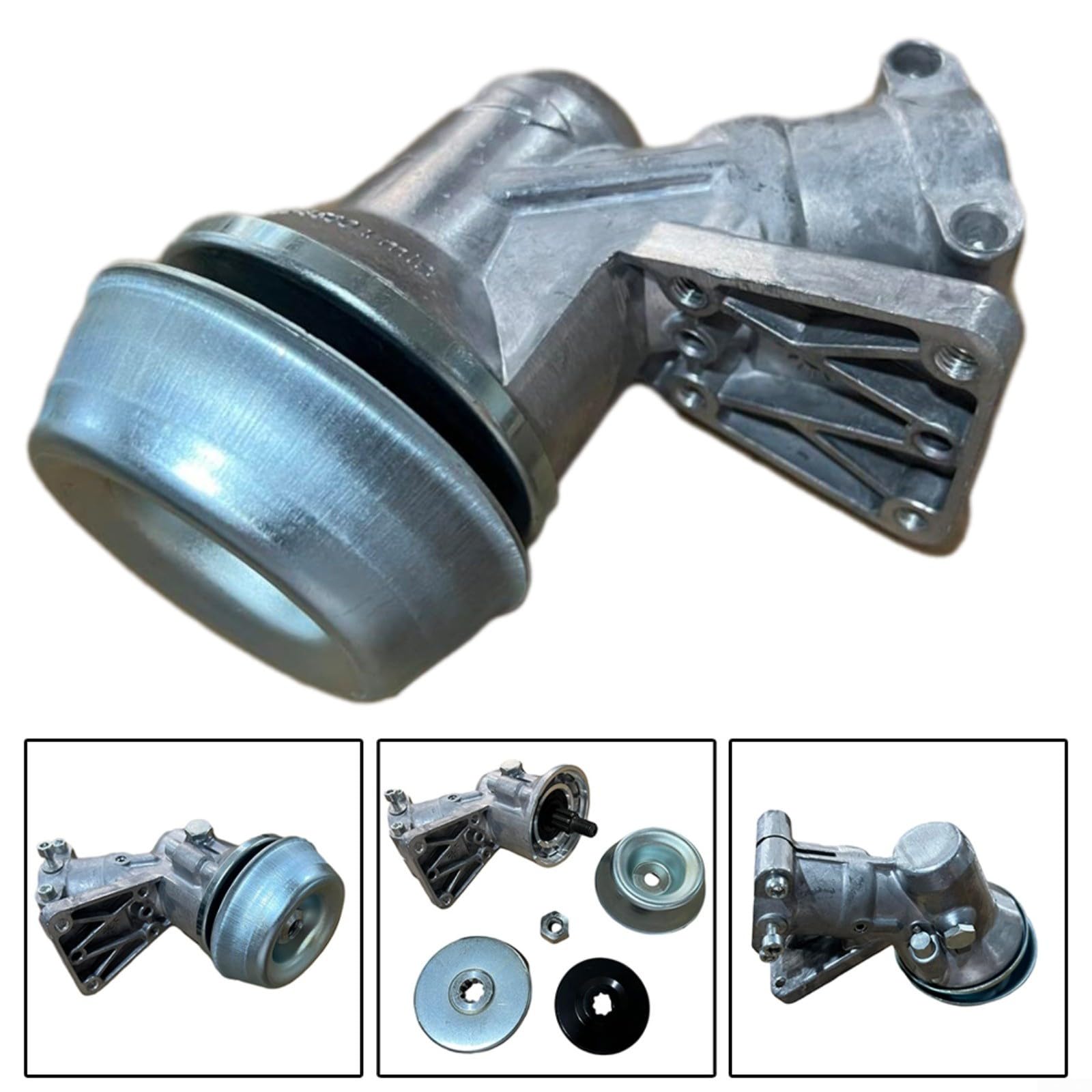 Reductor de césped, reductor de césped, cabezal de engranaje angular para desbrozadora Oleo-Mac, caja de engranajes 753 746T, 750T, 753T, 755T MASTER 61112072R (32 mm)
