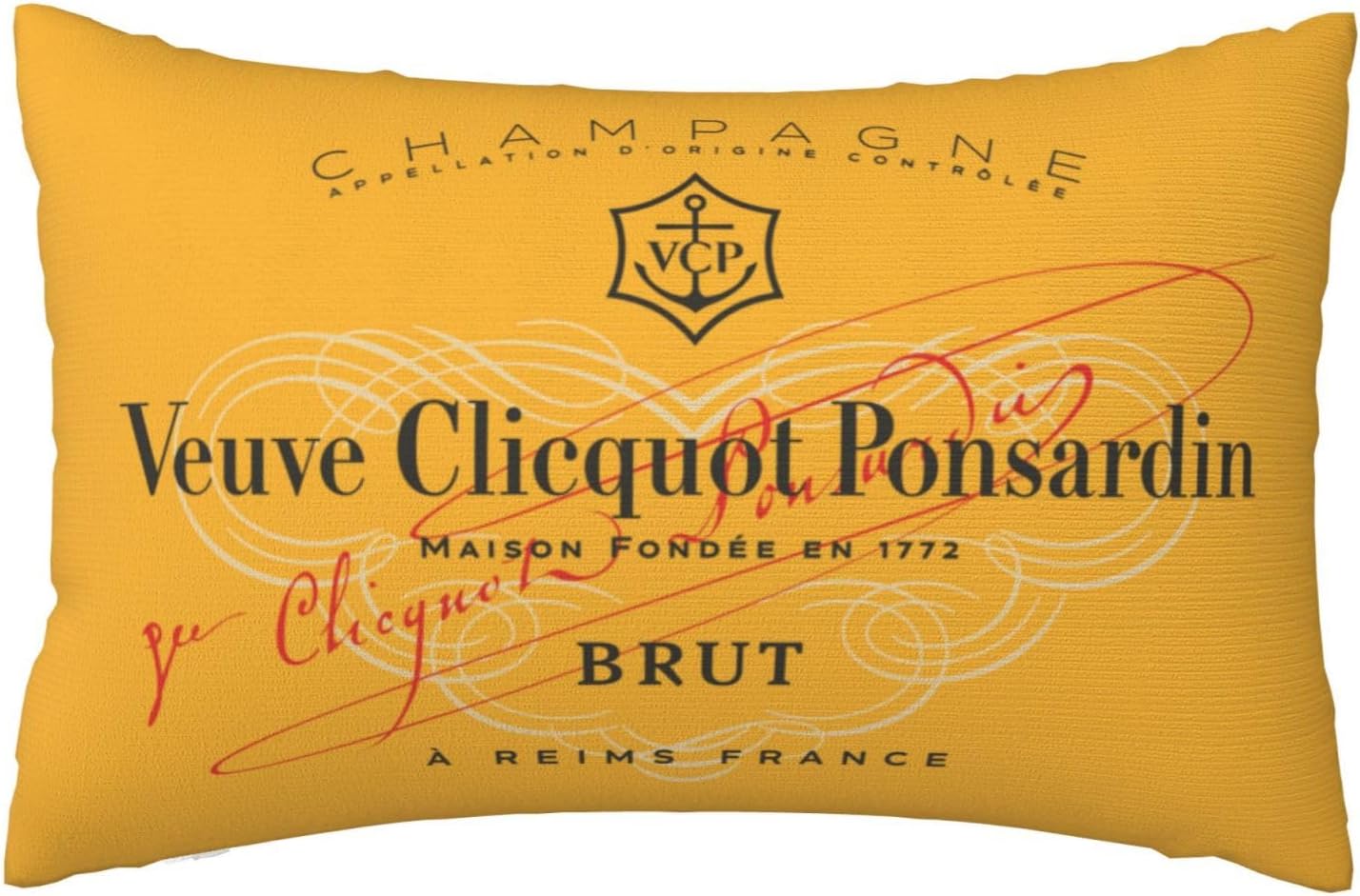 V-Euve C-Licquot 30 X 20 Inch Rectangle Cushion Cover Luxury Modern Rustic Lumbar Throw Pillow Cover Decorative Pillowcase for Couch Sofa Living Room Bedroom Car