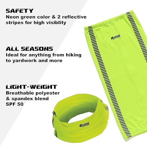 Miniatura 4 de Polaina de cuello para mujeres y hombres, equipo reflectante para correr (polaina) - Polaina de construcción deportiva