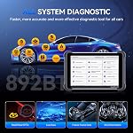 MUCAR 892BT AI-Assisted Bidirectional Scan Tool, Full System Diagnostic Tool, Bi-Directional OBD2 Scanner, ECU Coding, 35+ Reset Services, FCA Autoauth, CANFD and DOIP, Lifetime Free Upgrade