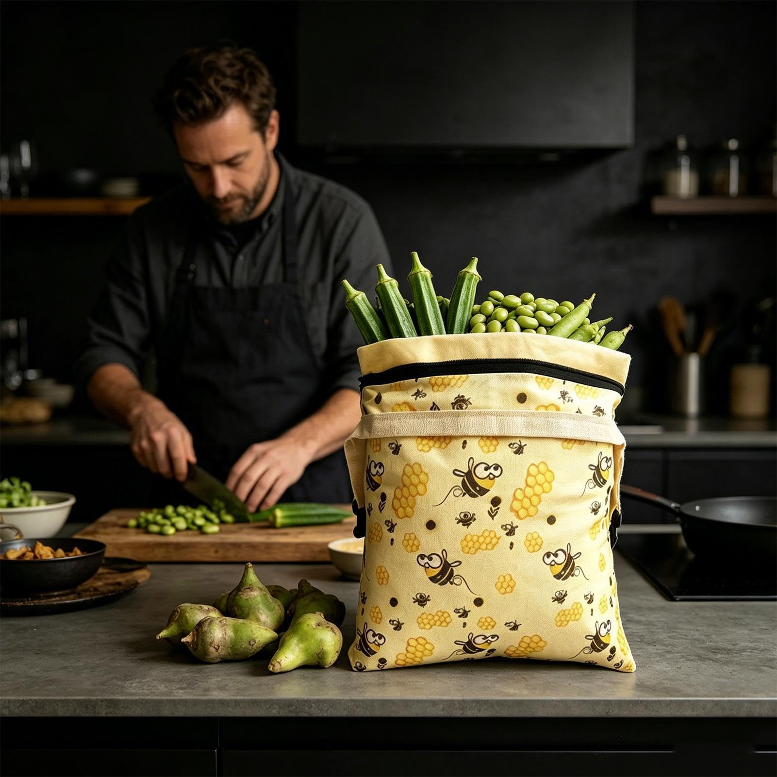 Per Pane Fatto In Casa Porta Alimenti Riutilizzabile Con Cerniera | Porta Pane Casereccio Per Congelatore Frigo Cucina Casa Agriturismo