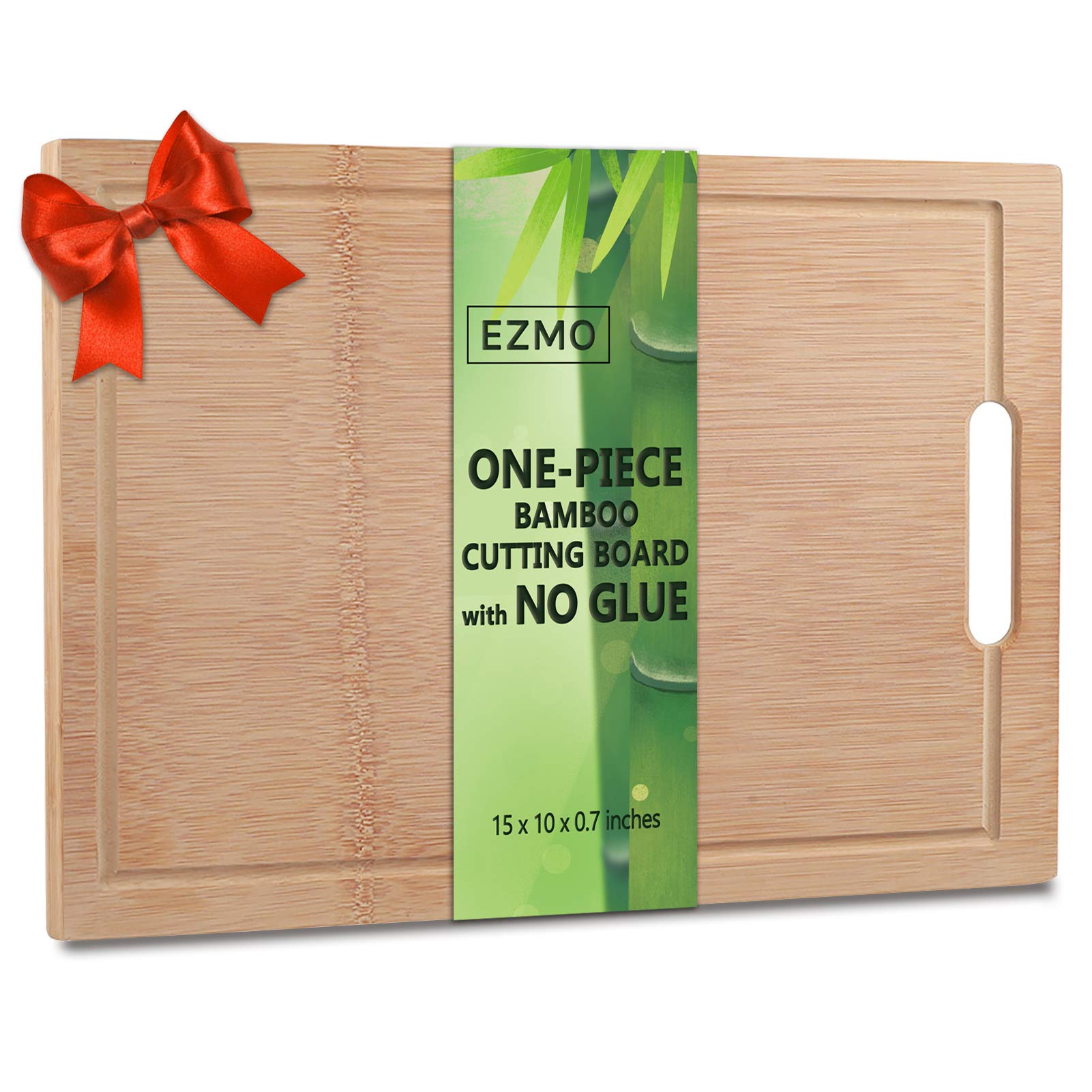 Buy EZMO Onepiece Bamboo Cutting Board NO Glue, 15 x 10 Inches