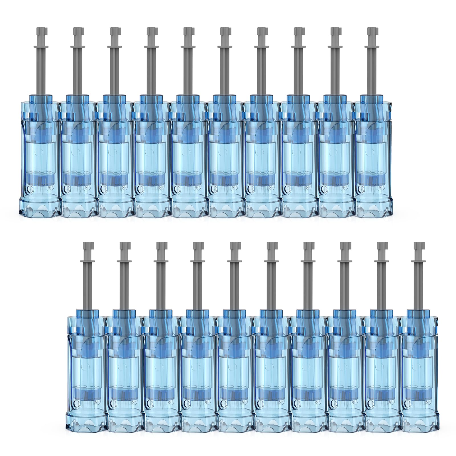 M8S Needles 12 Pin, 20 Pcs Dr.pen Replacement Cartridges for Microneedling Pen M8S/A8S/A9, 20 Pcs/Pack