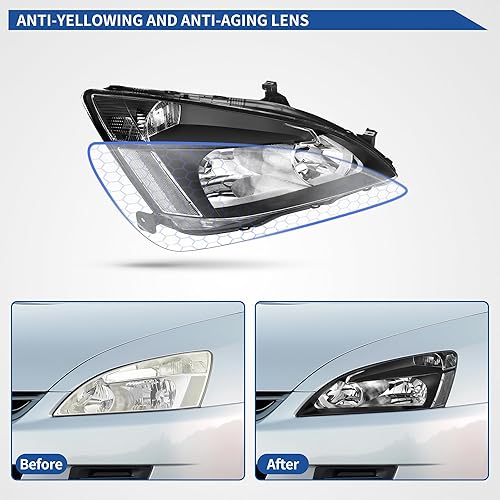 Miniatura 64 de oEdRo Faros delanteros compatibles con Ford F150 / 06-08 Lincoln Mark LT Pickup 2004, 2005, 2006, 2007, 2008, Ford F150 / 06-08 Lincoln Mark LT OE