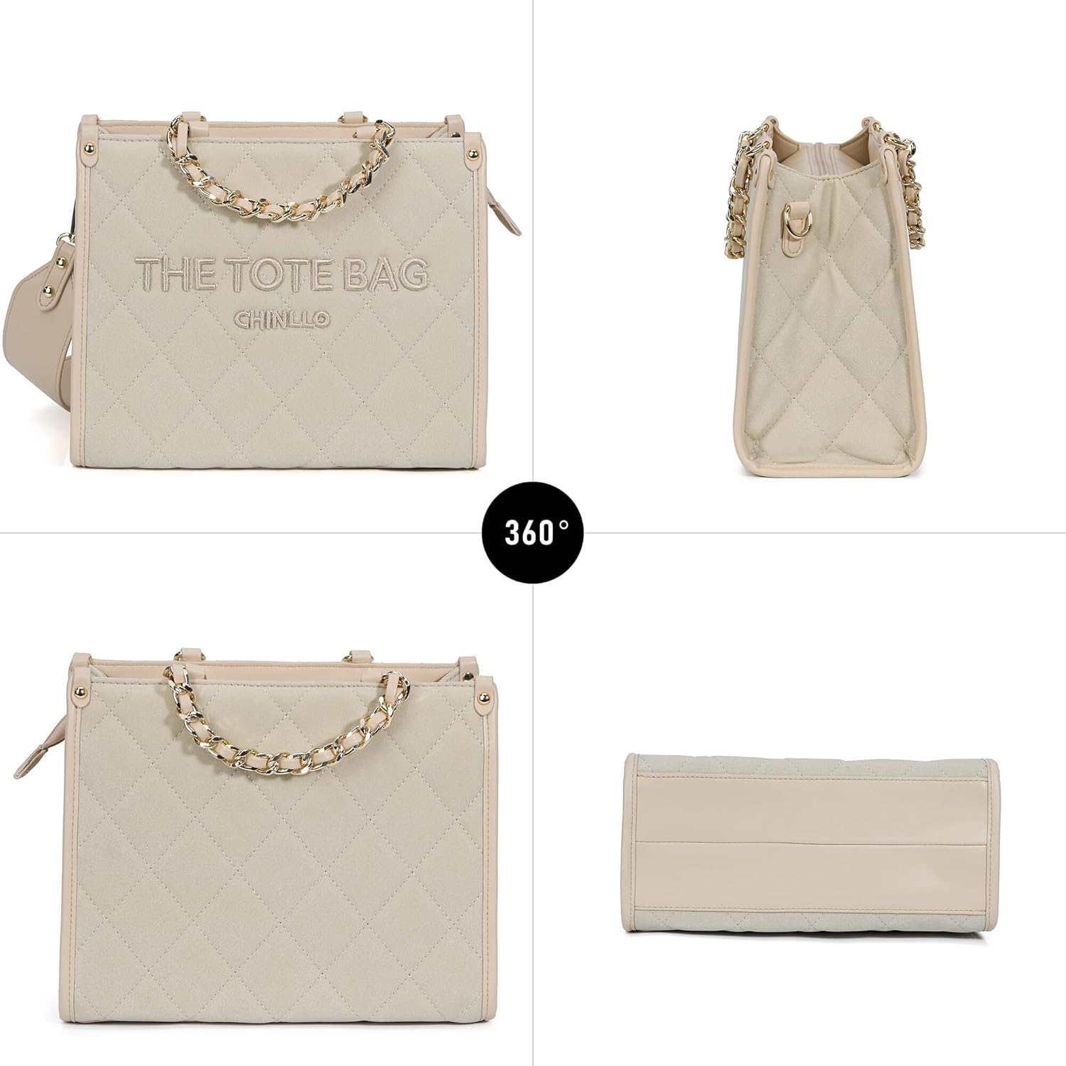 Tote Bag for Women Top Handle Satchel Purse and Handbags with Shoulder Strap - Image 5