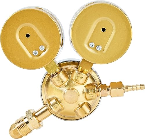 Miniatura 2 de Regulador de acetileno Soldador de gas de soldadura Medidor de gas de soldadura de acetileno para equipos de corte de antorcha CGA 510