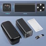 Portable Laptop Power Bank, 27000mAh/98Wh Laptop Portable Charger, 65W PD USB C Fast Charging External Battery Pack AC 100W Power Station for Home Backup Power Camping Business Travel