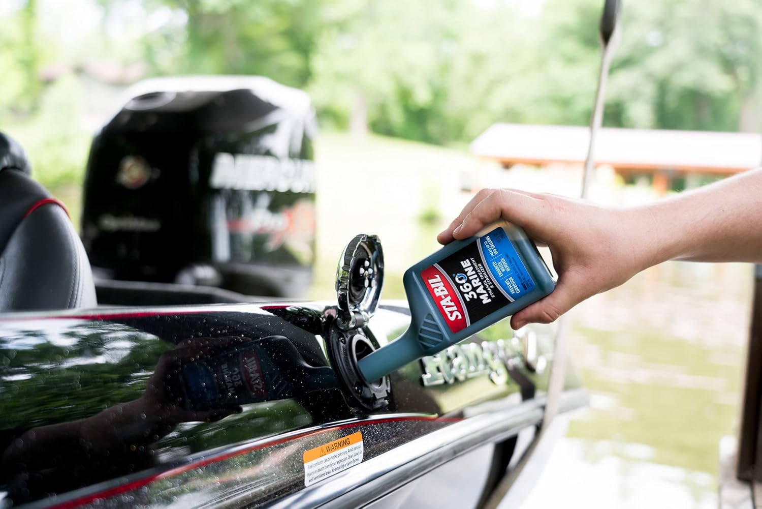 STA-BIL 360 Marine Ethanol Treatment and Fuel Stabilizer - Prevents Corrosion - Helps Clean Fuel System For Improved In-Season Performance - Treats Up To 100 Gallons, 10 fl. oz. (22241) : Automotive