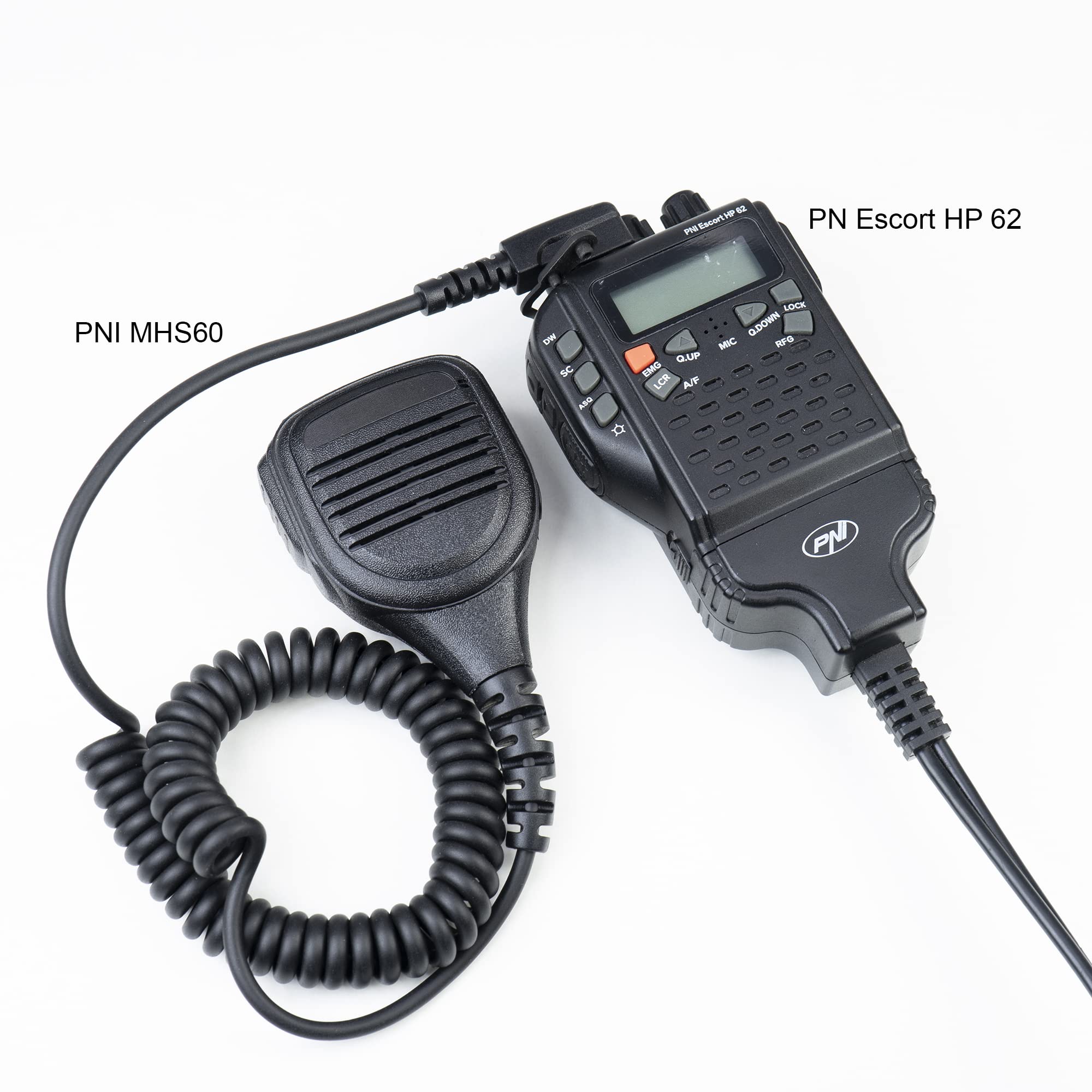 CB Escort HP 62 Paquete de radio CB y kit de accesorios de batería