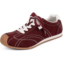 QIY Sneakers for Women Casual Lightweight Tennis Shoes Comfortable Lace up Womens Wide Toe Fashion Sneakers