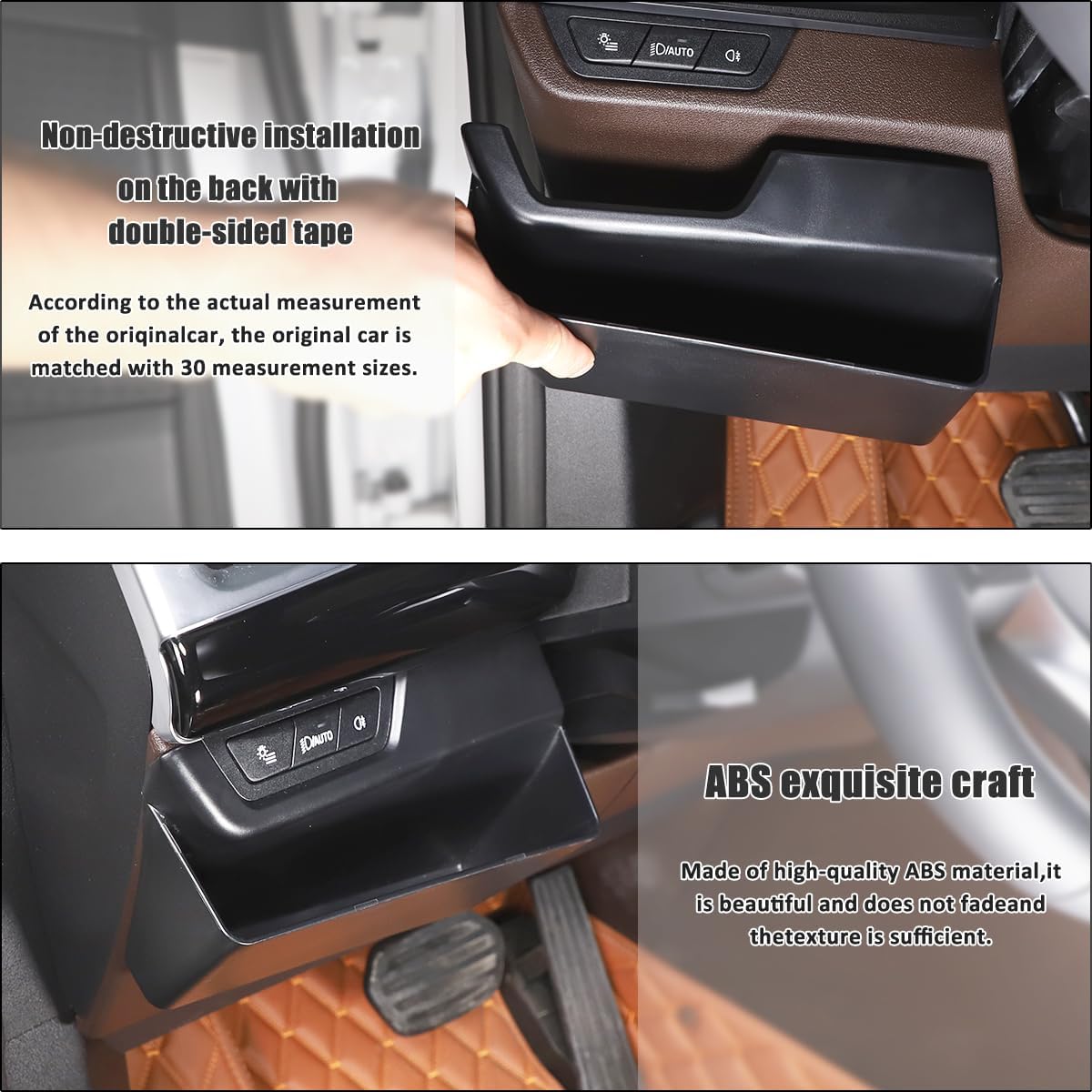 Car Center Console Storage Box Organizer Accessories Compatible with BMW X1 U11 2023-2024 Car Air Vent Storage Box,Car Air Vent Mount Storage Organizer Box (Air Vent Storage Box)