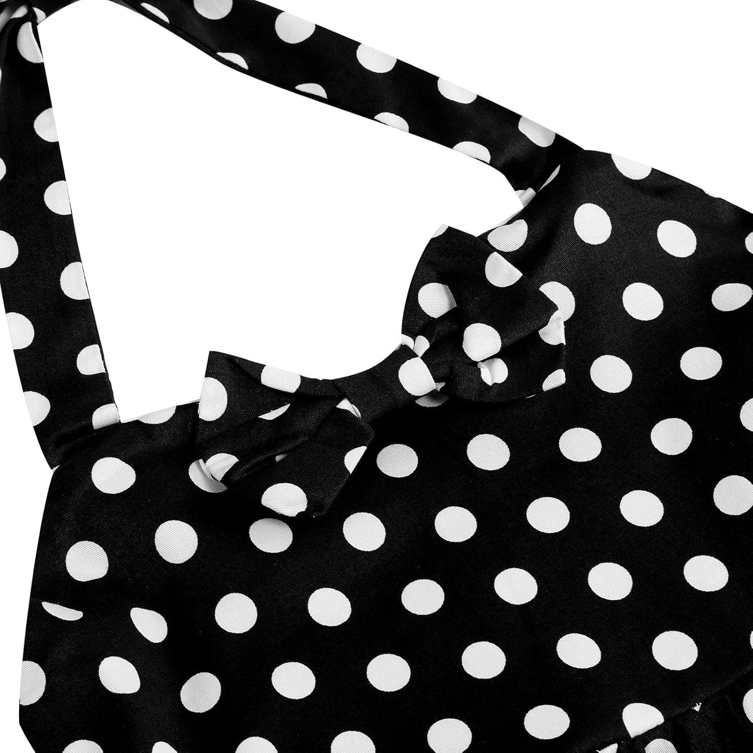 1950s Vintage Dresses for Girls Halter Dress Sleeveless Bowknot Heart Neck 4-12 Years