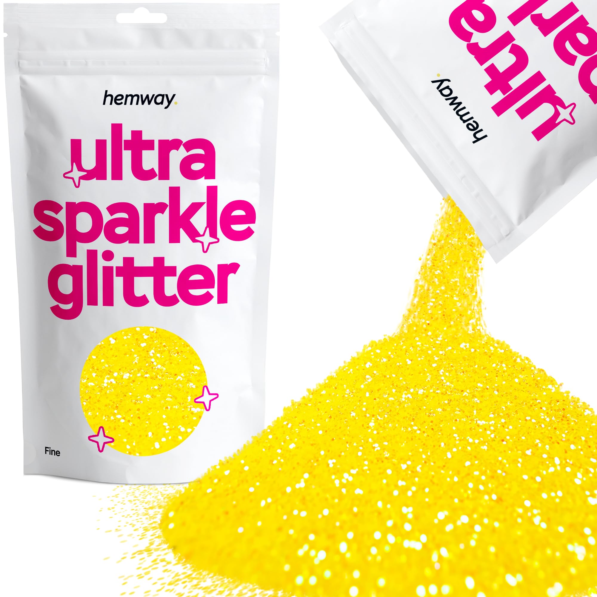 Ultra Sparkle Glitter - 64-100G (Fluorescent Yellow)