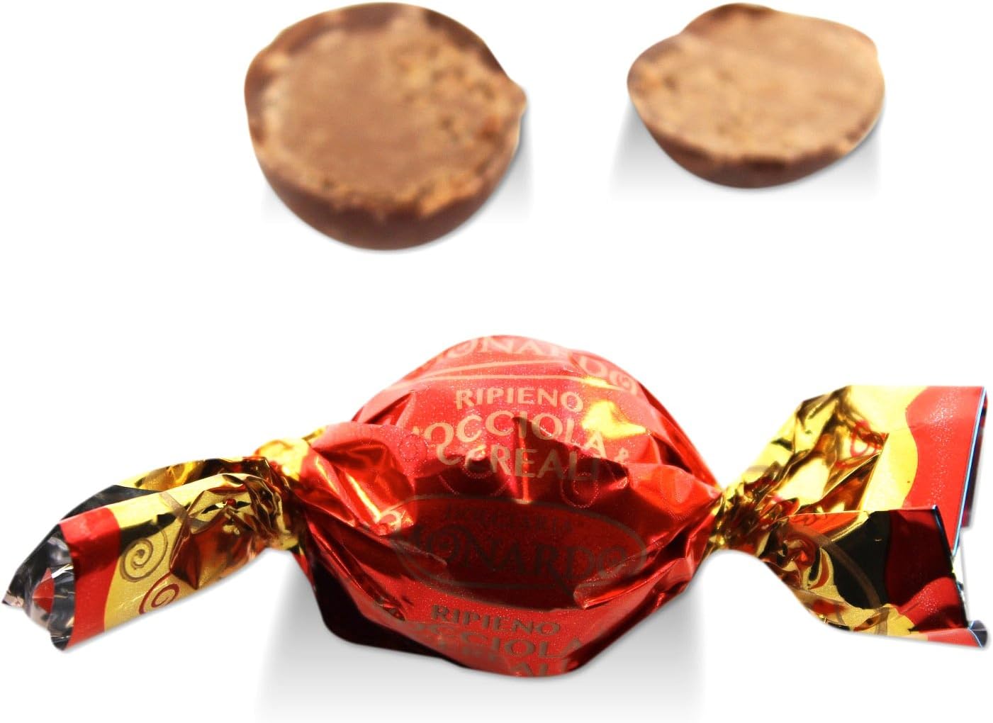 Monardo, Italian Milk Chocolate Truffles Cereal/Hazelnut Cream (55 Lbs)