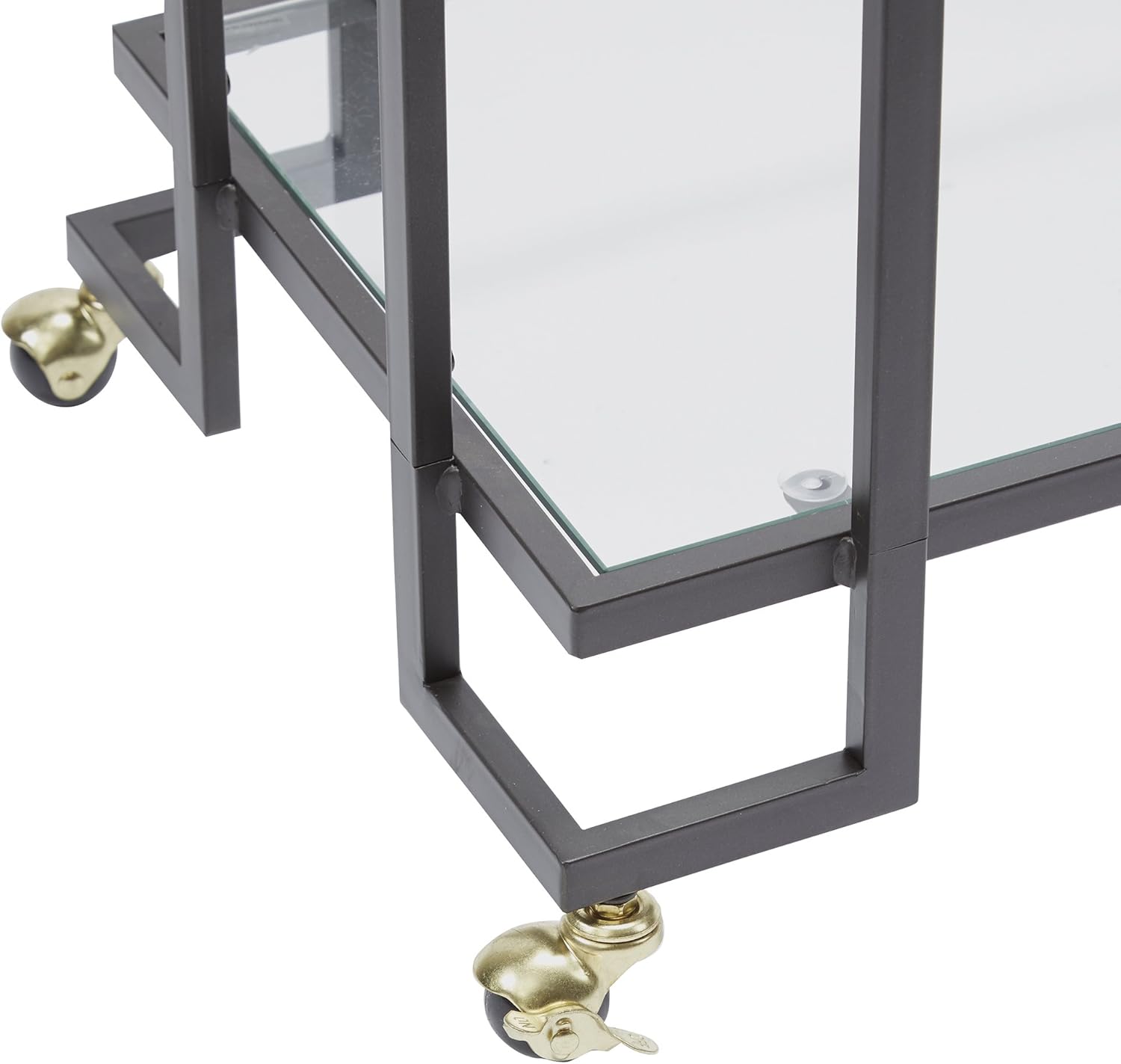 Silverwood Serving Cart, 16 L X 26 W X 33 H In In, Gunmetal Gray - Bar & Serving Carts