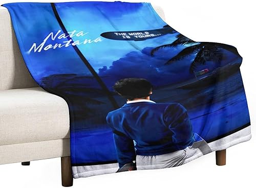 Manta de franela cálida para decoración de dormitorio, sofá, siesta, viajes, aire acondicionado, Natanael, rapero mexicano, cano, regalo creativo