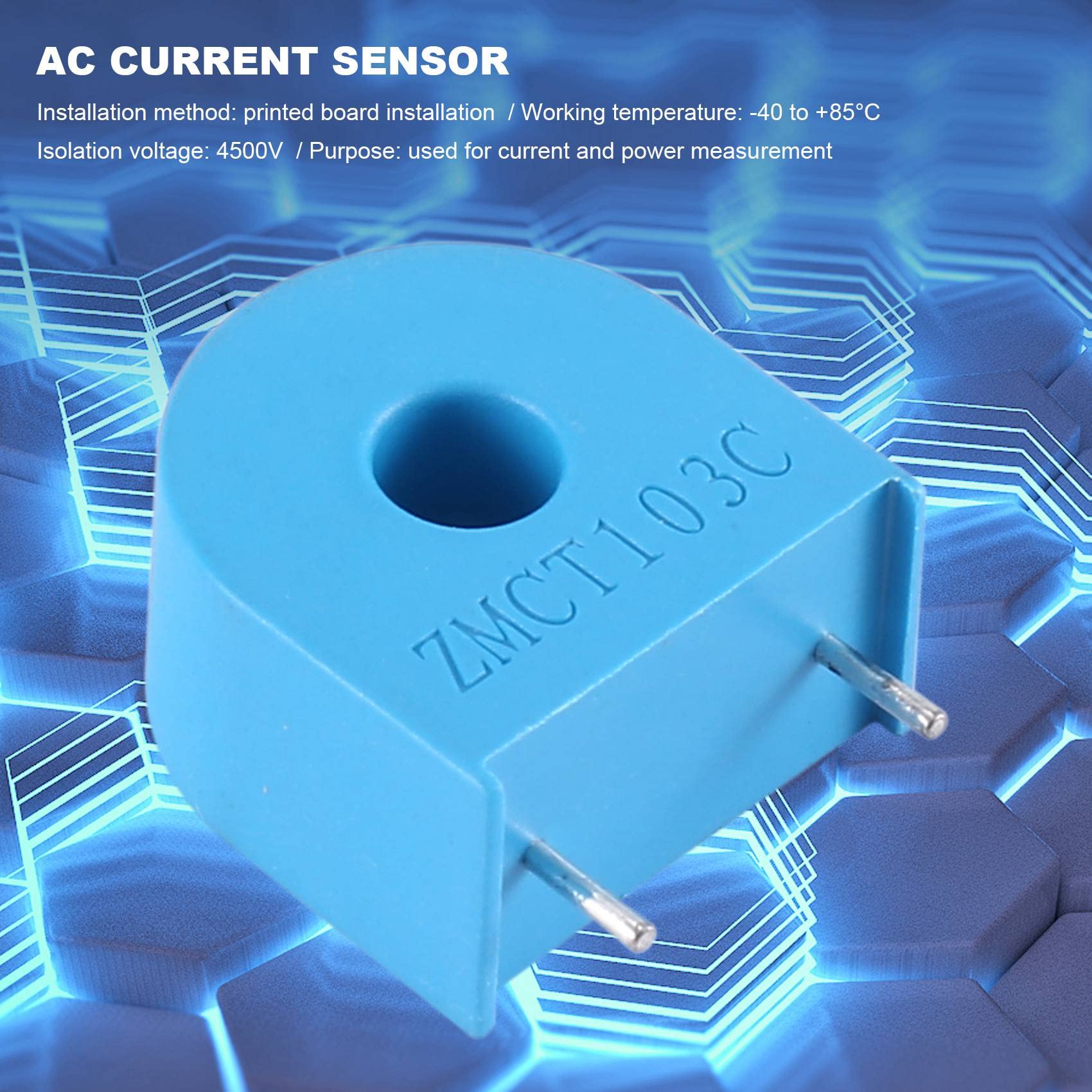 MDYBF 10 StüCke ZMCT103C 5A/5MA CT103 PräZisions Miniatur Stromwandler In-Line 2-Pin DIP-2