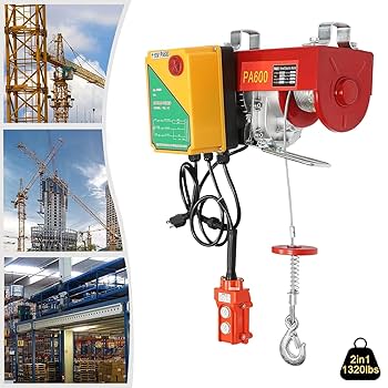 電動ウインチ 電動ホイスト 小型クレーン 巻き上げ機 吊り上げ能力200kg 1 電動ウインチ 電動ホイスト 小型クレーン 巻き上げ機 吊り上げ