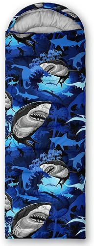 Miniatura 2 de BailiPromise Sacos de dormir para campamento, 3 estaciones, clima cálido y fresco, ligero, impermeable, para adultos y niños, viajes y exteriores,