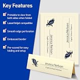 Avery Printable Tent Cards, 3.5" x 11", Matte Ivory, 50 Place Cards – view 2