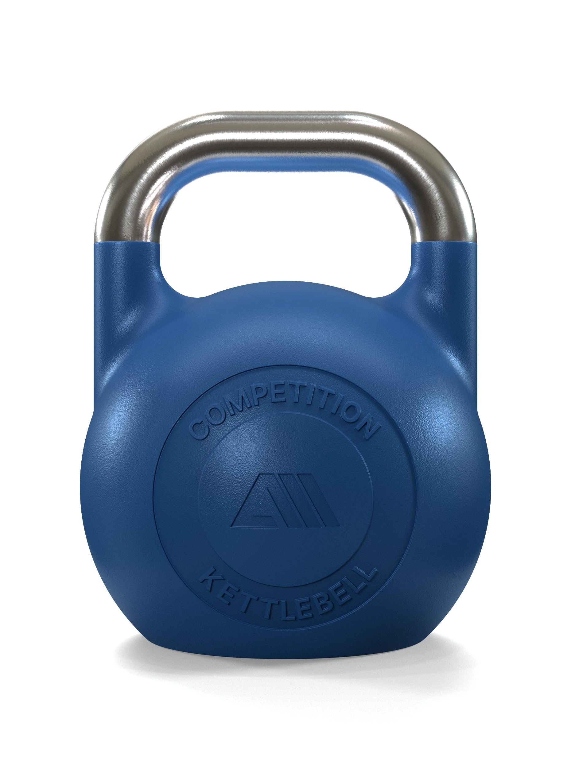 Atletica Competition Kettlebell | 12 kg | Niebieski | Żeliwo sferoidalne | Jakość studyjna I Subtelne logo | Konkurencyjny kod koloru dla łatwej obsługi I Trening funkcjonalny całego ciała