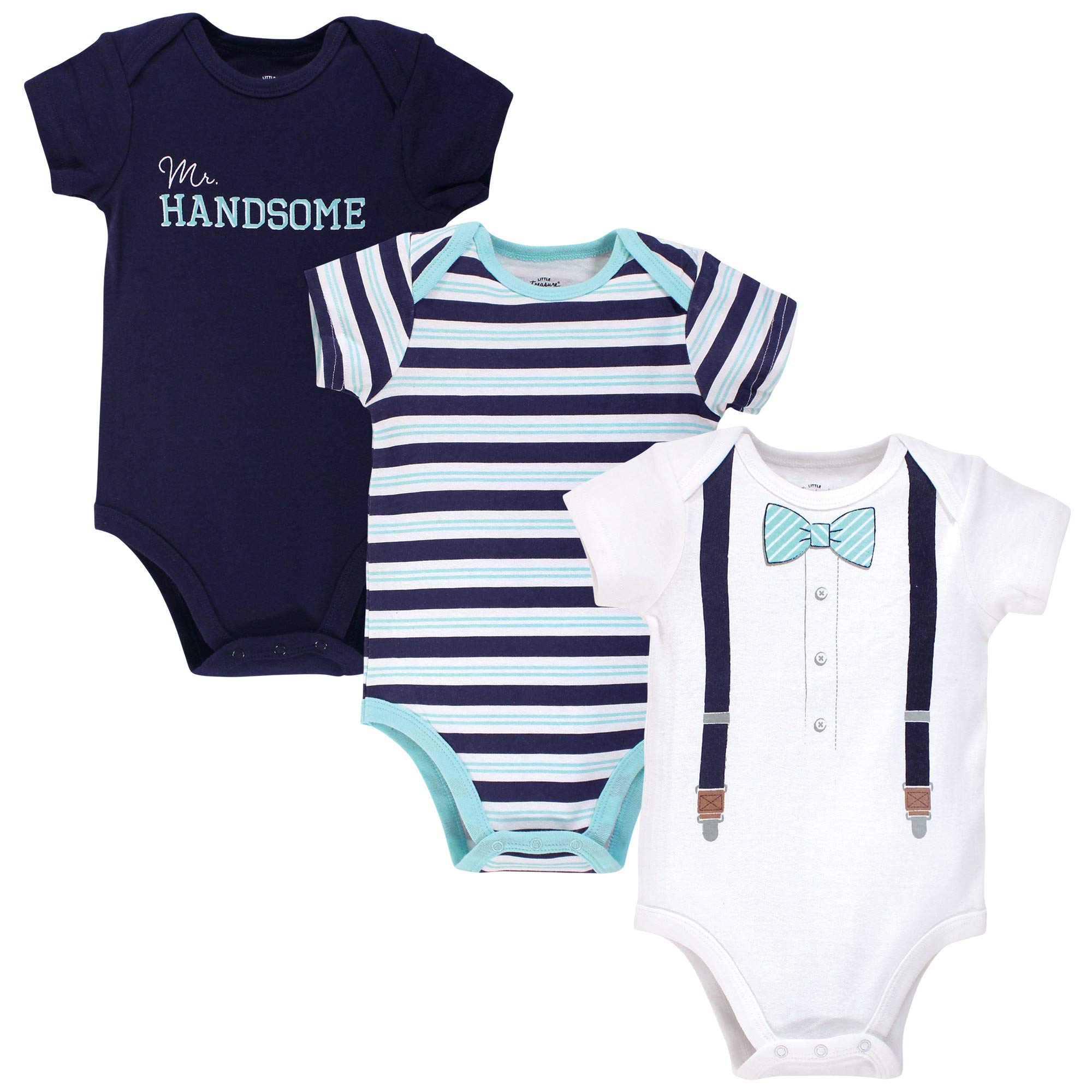 Little Treasure Unisex Baby Cotton Bodysuits