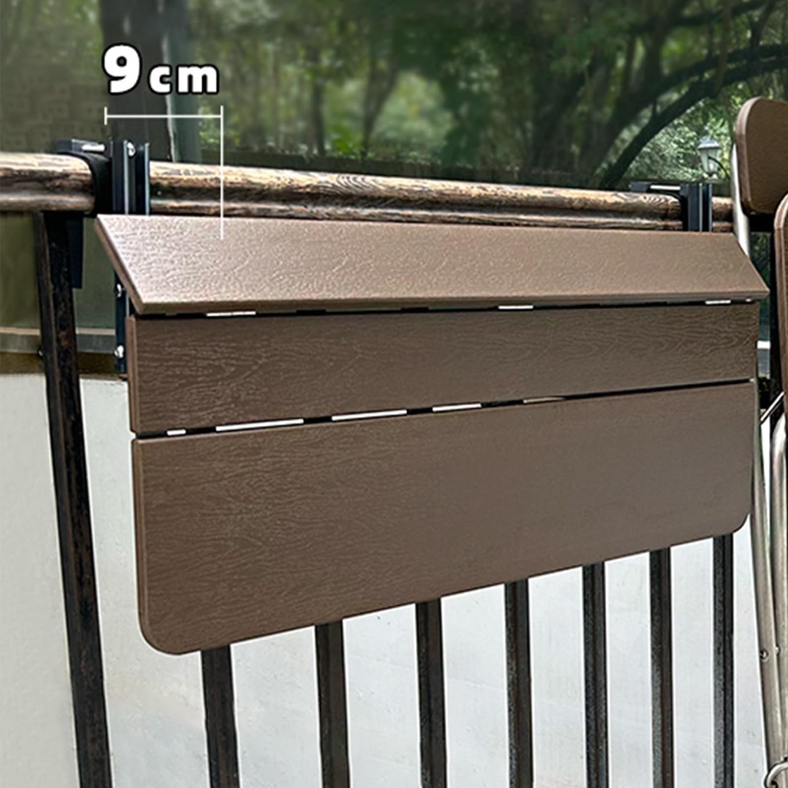 Schwerer Balkontisch verstellbar Outdoor klappbar