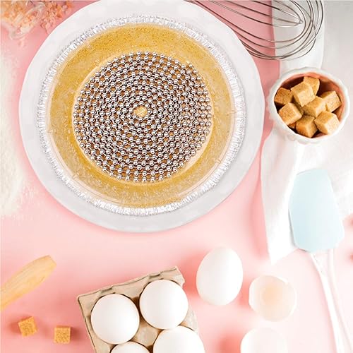 Miniatura 3 de Pesos de corteza de pastel para hornear - corteza de pastel, cadena de pastel de acero inoxidable de 10 pies de largo