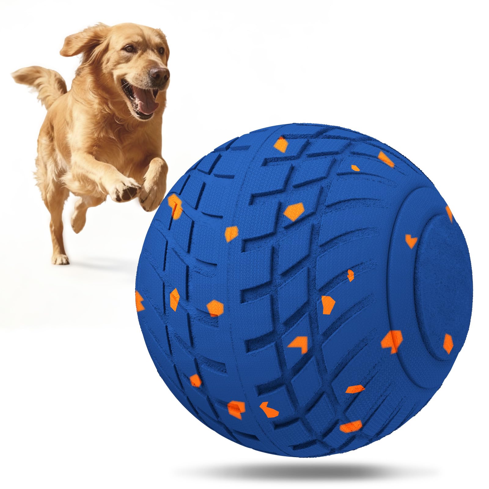 Balle pour chien anti-ennui intelligente à rotation automatique en E-TPU
