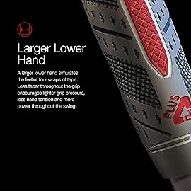 Golf Pride MCC Plus4 ALIGN Golf Club Grip - All-Weather Hybrid Grip with Raised Ridge Technology & Larger Lower Hand - Brushed Cotton Cord & Pebbled Texture - Midsize - 8 Pack