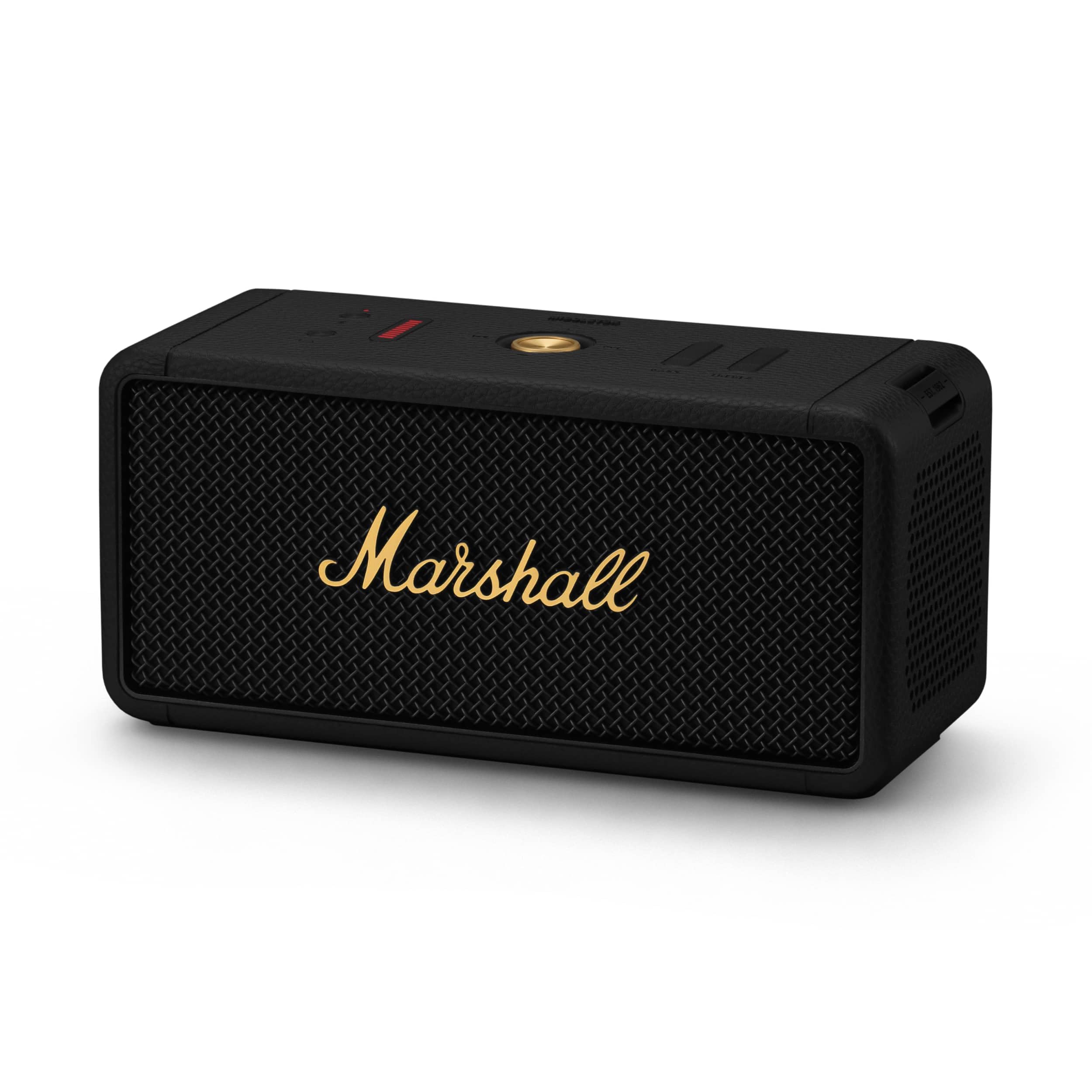 Marshall Middleton Altoparlante Bluetooth portatile senza fili - 20+ ore di riproduzione portatile - Impermeabile IP67 - Nero & Ottone