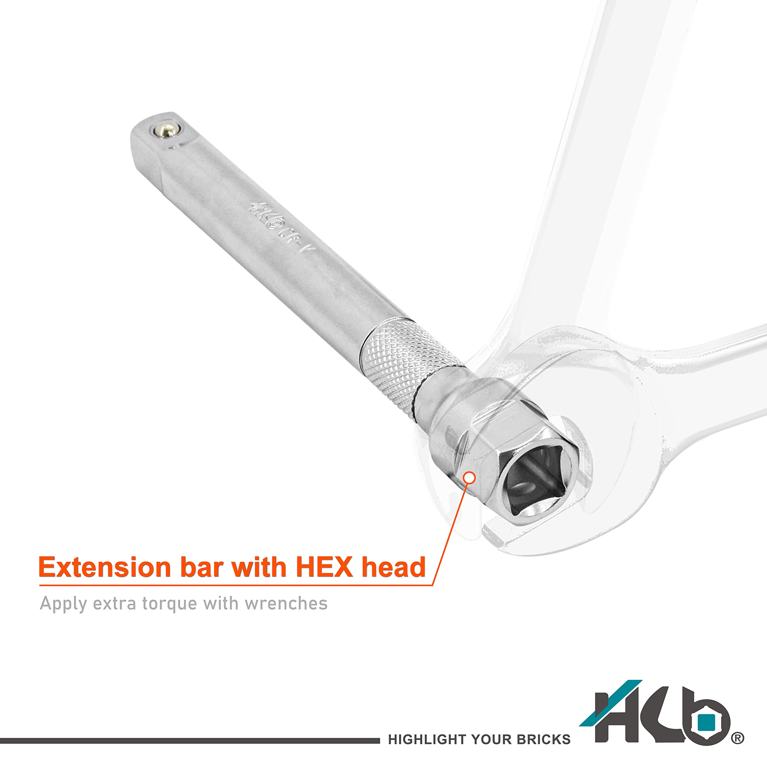 HB Set di Bussole 168 Pezzi con Cricchetto Offset Reversibile 120 Denti 1/2" 3/8" 1/4", Custodia Compatta con Chiusura Metallo, Bussole Metriche ed E-Torx, Acciaio CR-V, Made in Taiwan AKM002-G