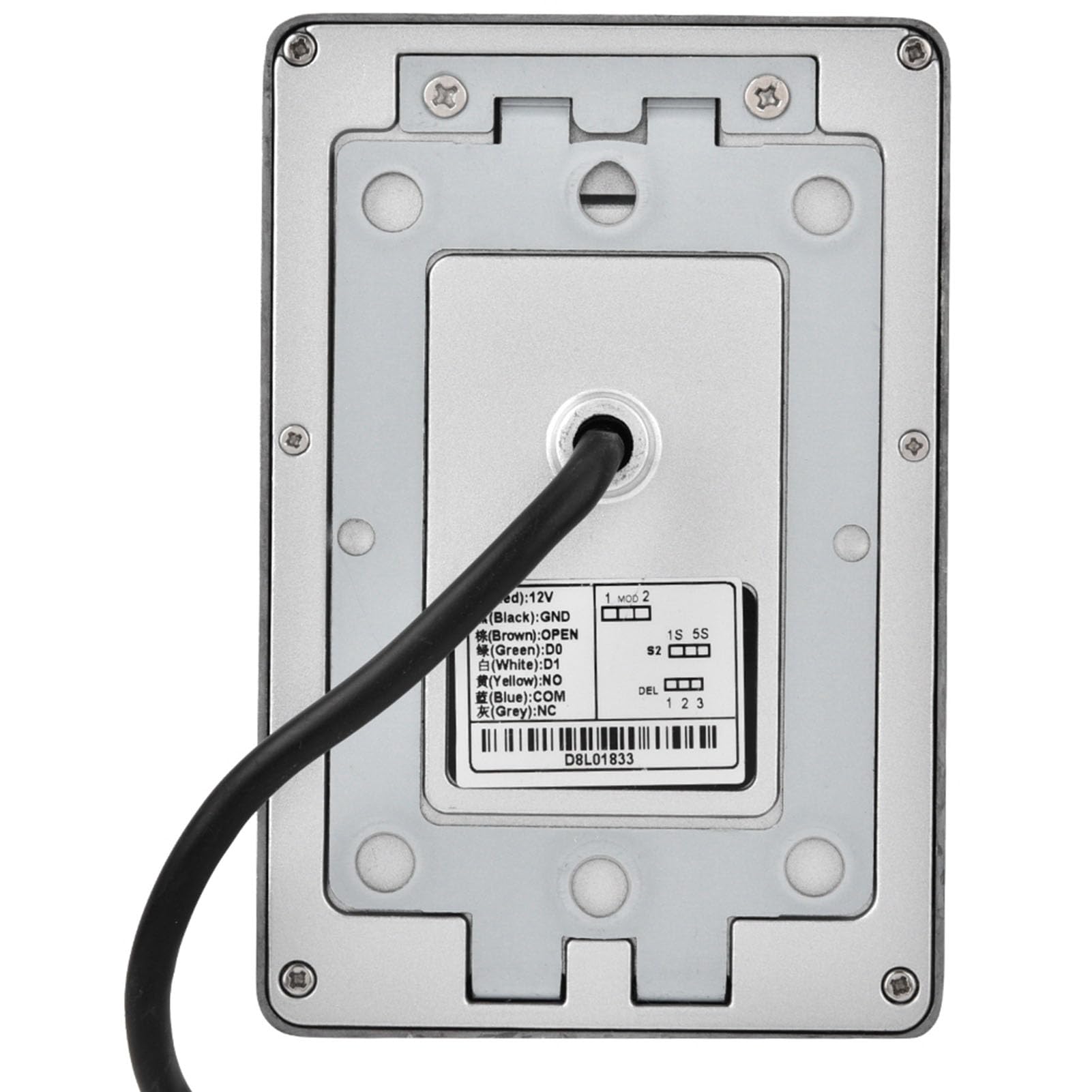 Lector de Tarjetas a Prueba de Agua IP65, Lector RFID Wiegand al Aire Libre Tarjeta Inteligente de gestión de Acceso a Puertas a Prueba de Agua(ID)