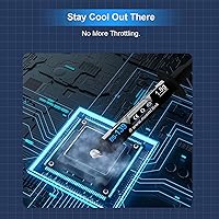 Vista 4 de Pasta térmica, 0.06 oz con kit de herramientas de pasta de CPU disipador térmico de pasta de compuesto térmico para ICprocesadorCPUtodos