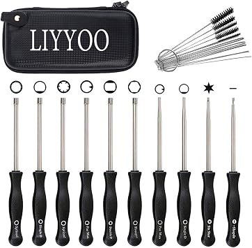 carburetor adjustment screwdriver tools + cleaning brush needle kit for Common 2 Cycle Carburator Small Engine Carburetor Adjusting Tool