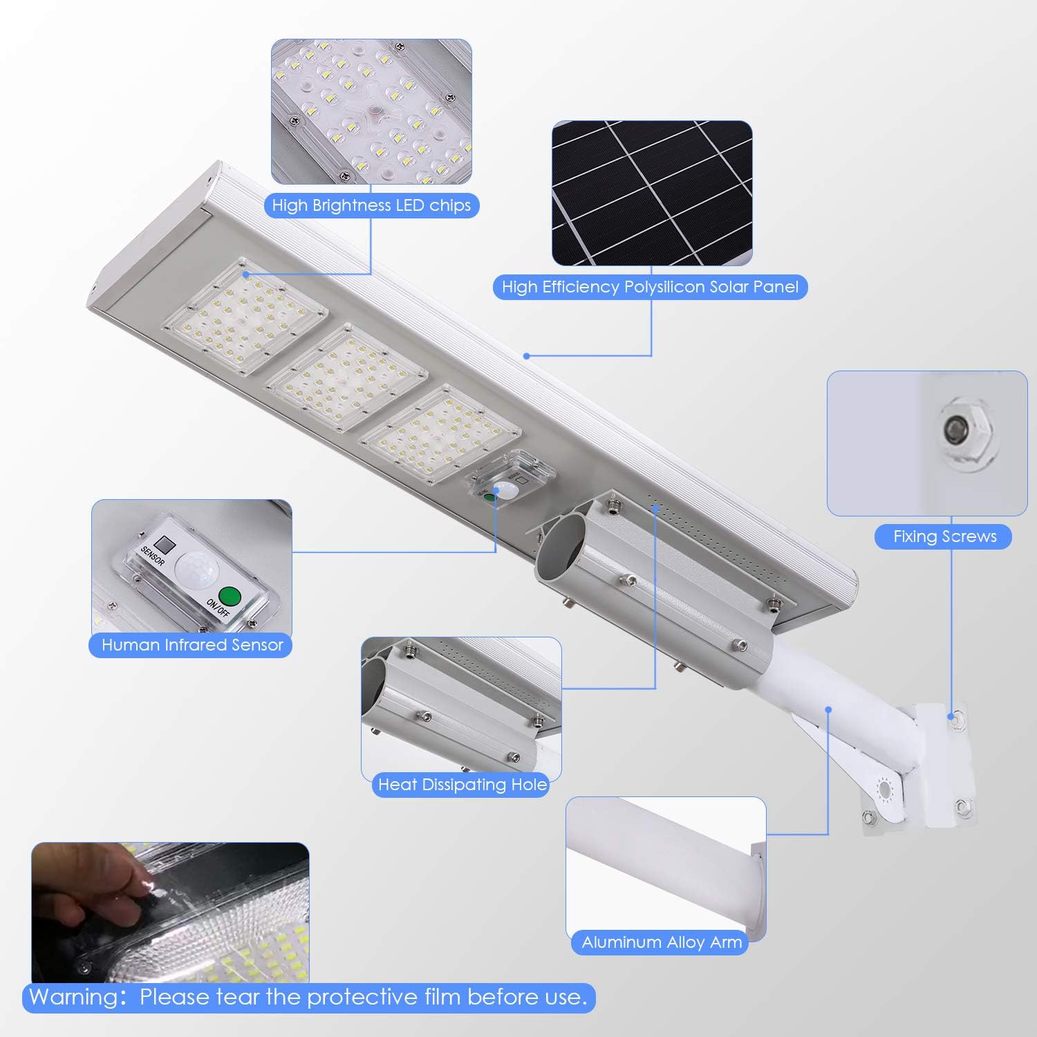 Fеаturеd Prоduсt Baiston 18000LM Commercial Solar Street Light, 180W LED Solar Powered Street Light with Remote Control, Light Control,IP65 Dusk to Dawn Security Flood Lights for Yard, Garden, Street, Basketball Court Flаѕh Dеаlѕ - 80% оƒƒ Baiston 18000LM Commercial Solar Street Light, 180W LED Solar Powered Street Light with Remote Control, Light Control,IP65 Dusk to Dawn Security Flood Lights for Yard, Garden, Street, Basketball Court