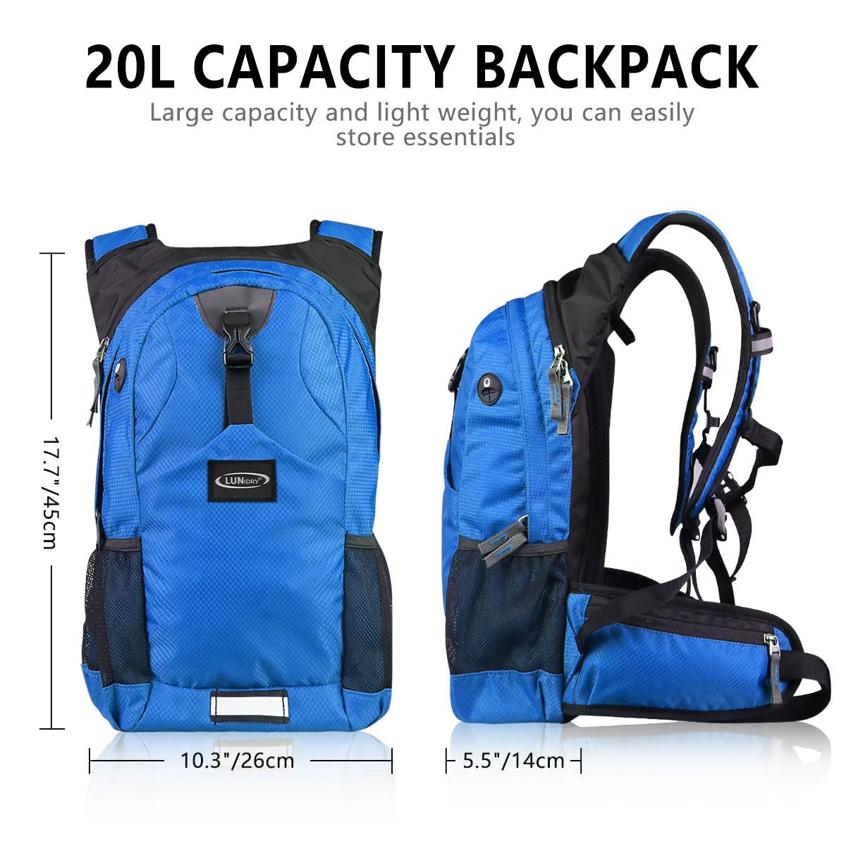 Zaino per idratazione, isolato termico, con sacca da 2 l, senza BPA, a prova di perdite, ideale per corsa, ciclismo, trekking, arrampicata, mantiene i liquidi freschi fino a 4 ore
