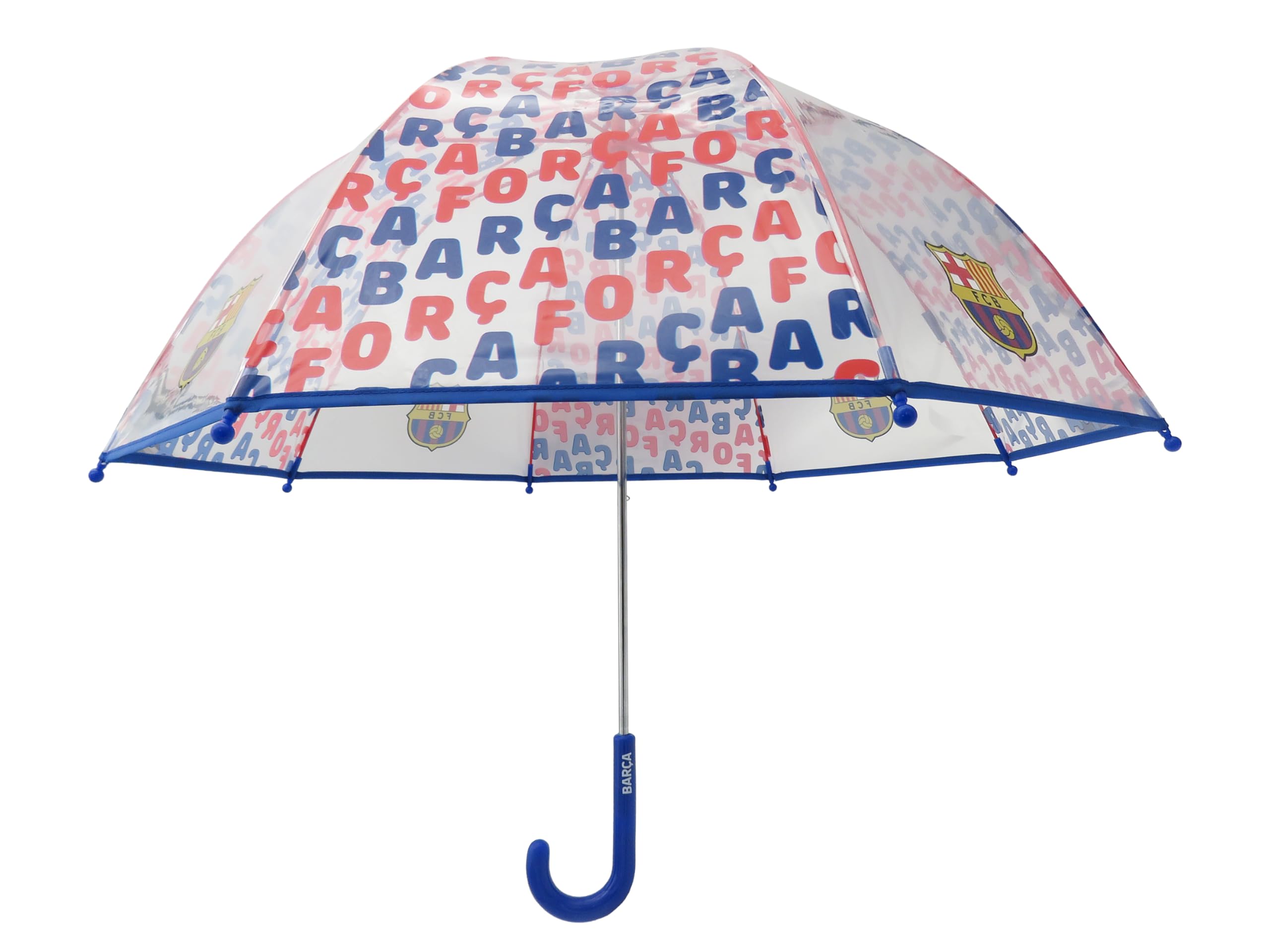 CYPBRANDS FC Barcelona Parasol Dziecięcy 48 cm Przezroczysty Parasolka