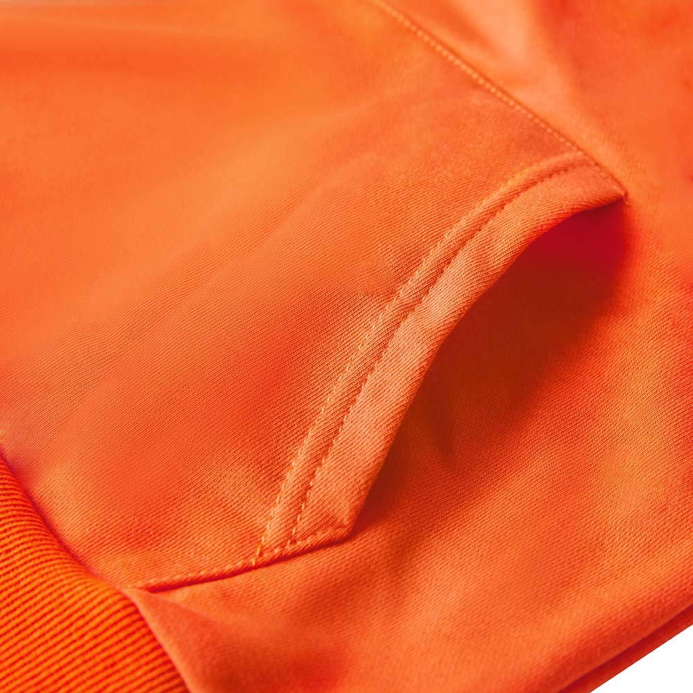 Spring & Gege Sweat à Capuchon Garçon Veste de Survêtement en Coton à Capuche de Couleur Unie pour Enfants (2-12 Ans)