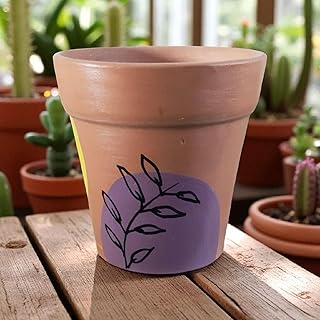 Pottery Pot - 10cm for Office Decoration Kitchen Accessories Home Decor Burnt Clay sa039be