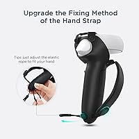 Vista 8 de KIWI design Correa de audio cómoda para la oreja y agarres de control compatibles con los accesorios Quest 2