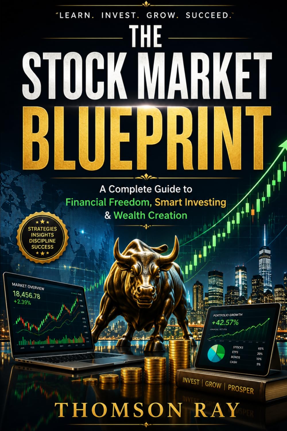 THE STOCK MARKET BLUEPRINT: A Complete Guide to Financial Freedom, Smart Investing & Wealth Creation