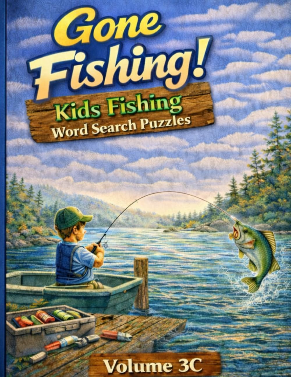 Gone Fishing!: Kids Fishing Word Search Puzzles