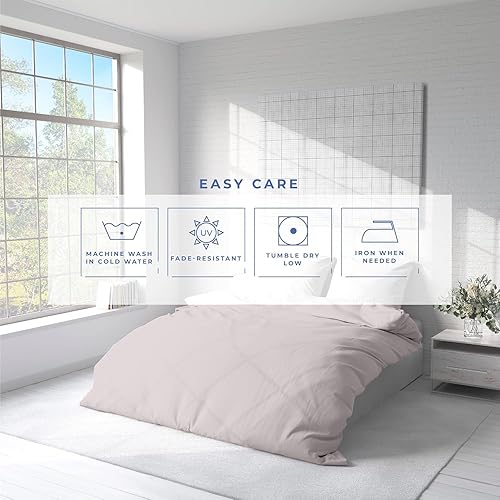 Miniatura 6 de Funda de edredón Kotton Culture de alta calidad, 100 % de algodón egipcio de 600 hebras, con cremallera y lazos en las esquinas, artículo de lujo