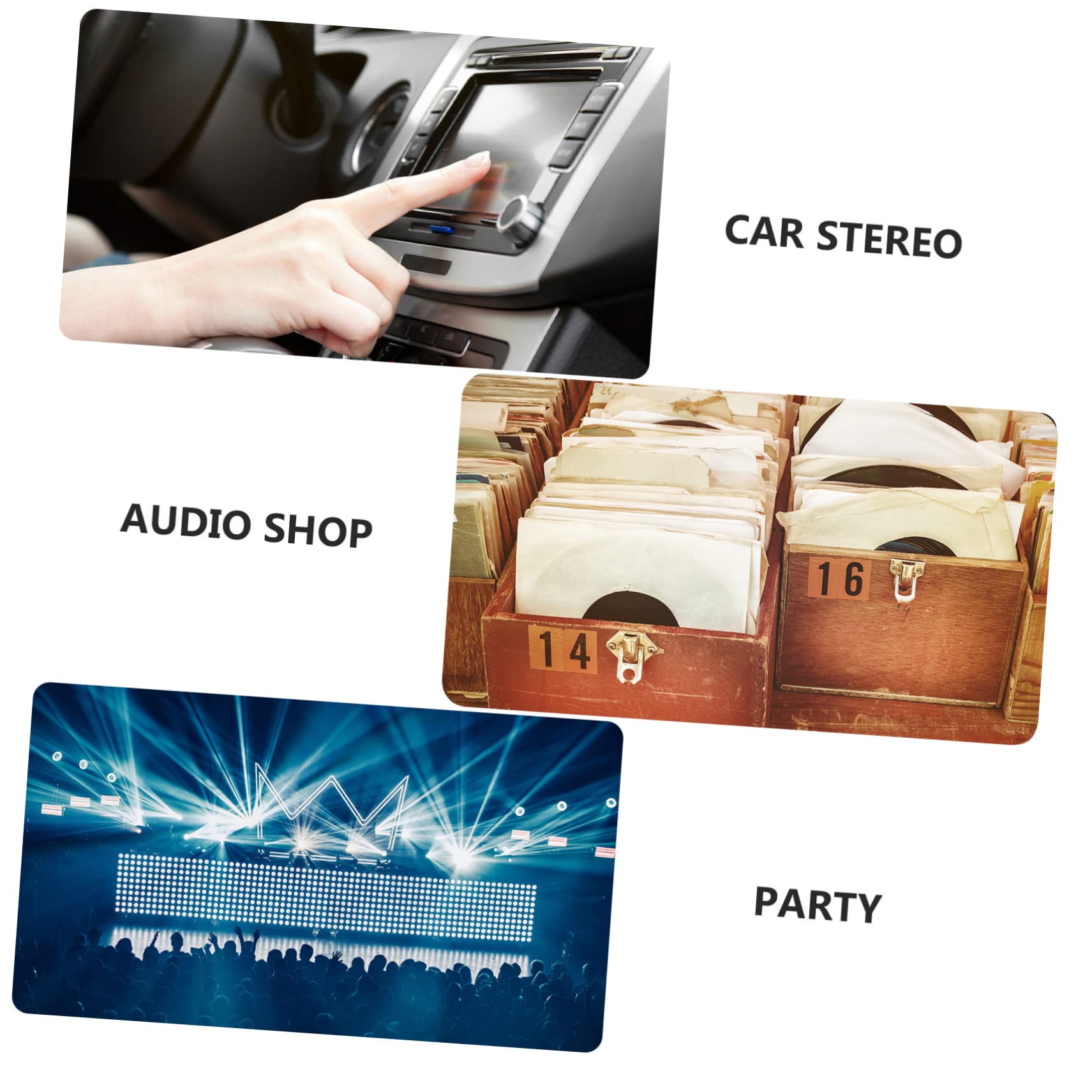 SHINEOFI Custodia CD e Dvd in Plastica Bianca Trasparente 40 Pezzi | Struttura Ispessita su Entrambi i Lati, Facile Distinzione, Accessorio di Ricambio per Disco Singolo